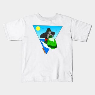 Jetski Gorilla Kids T-Shirt